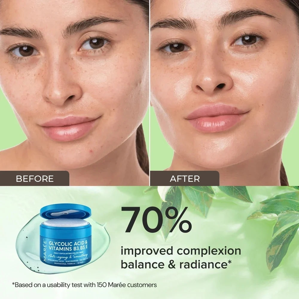 Maree - Glycolic Acid Exfoliating Pads