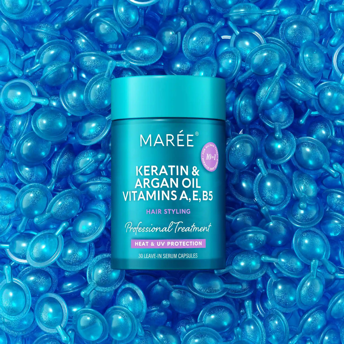 Maree - Keratin Oil Capsules for Frizz Control