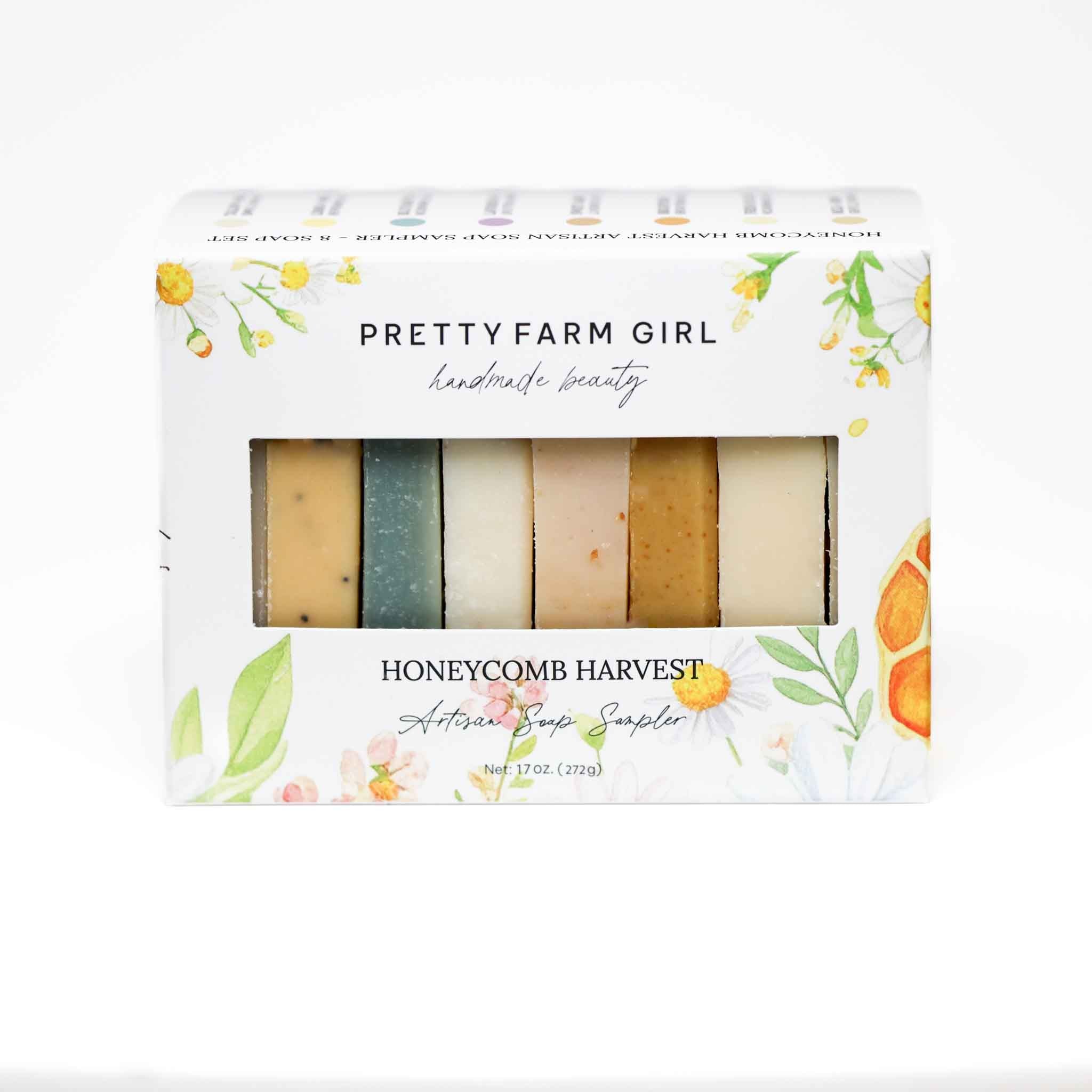 Pretty Farm Girl - Honeycomb Harvest  Goat Milk & Tallow Soap Sampler
