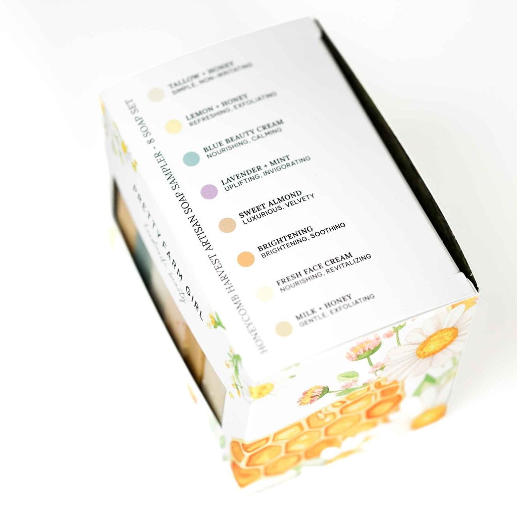 Pretty Farm Girl - Honeycomb Harvest  Goat Milk & Tallow Soap Sampler
