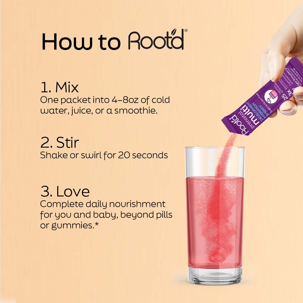 Root'd Essential Prenatal Nutrition + Electrolytes