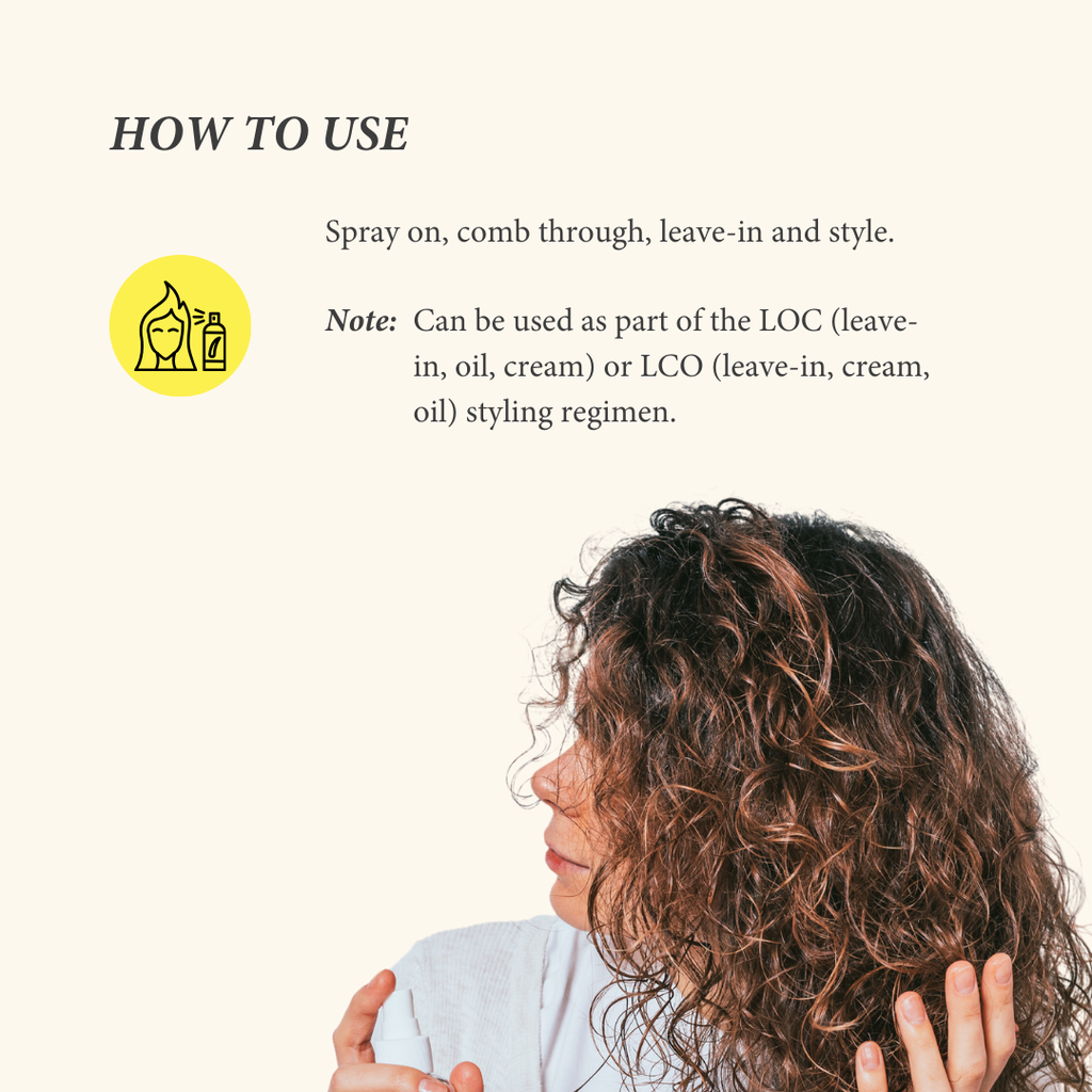 Shearadiance Moisturizing Hair Milk Spritz – Leave-In Conditioner for Natural & Curly Hair