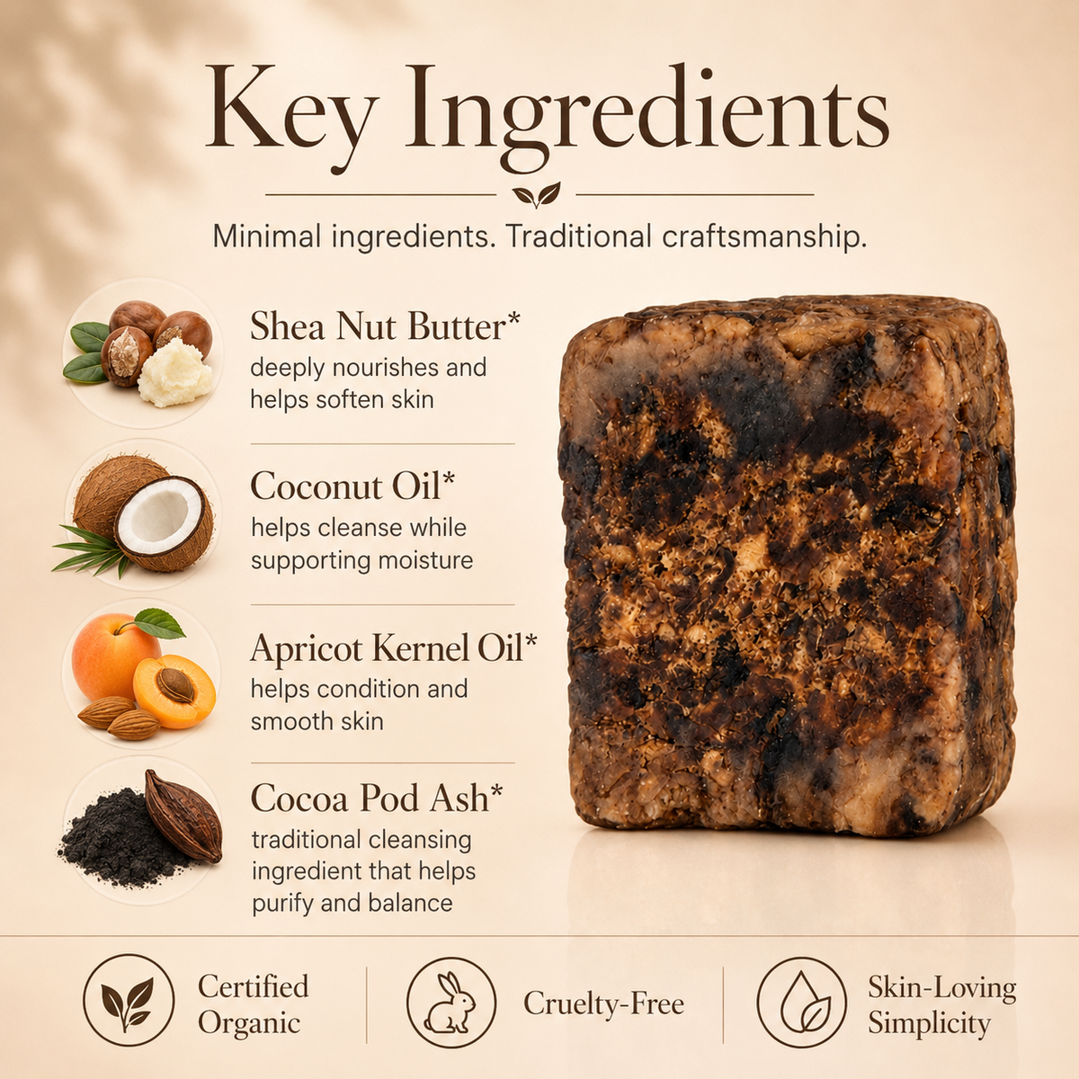 Timeless Organics - RAW African Black Soap
