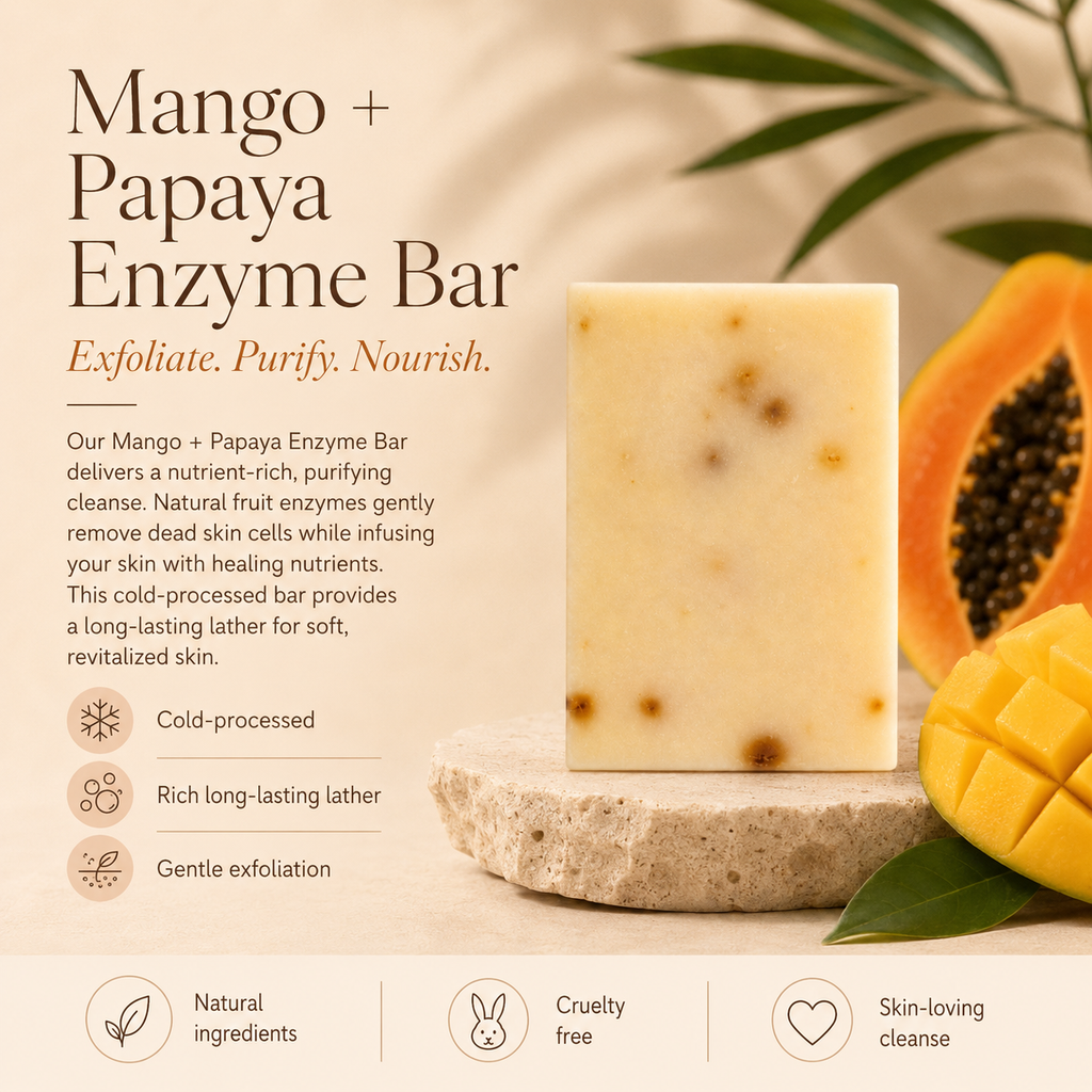 Timeless Organics - Mango + Papaya Enzyme Bar