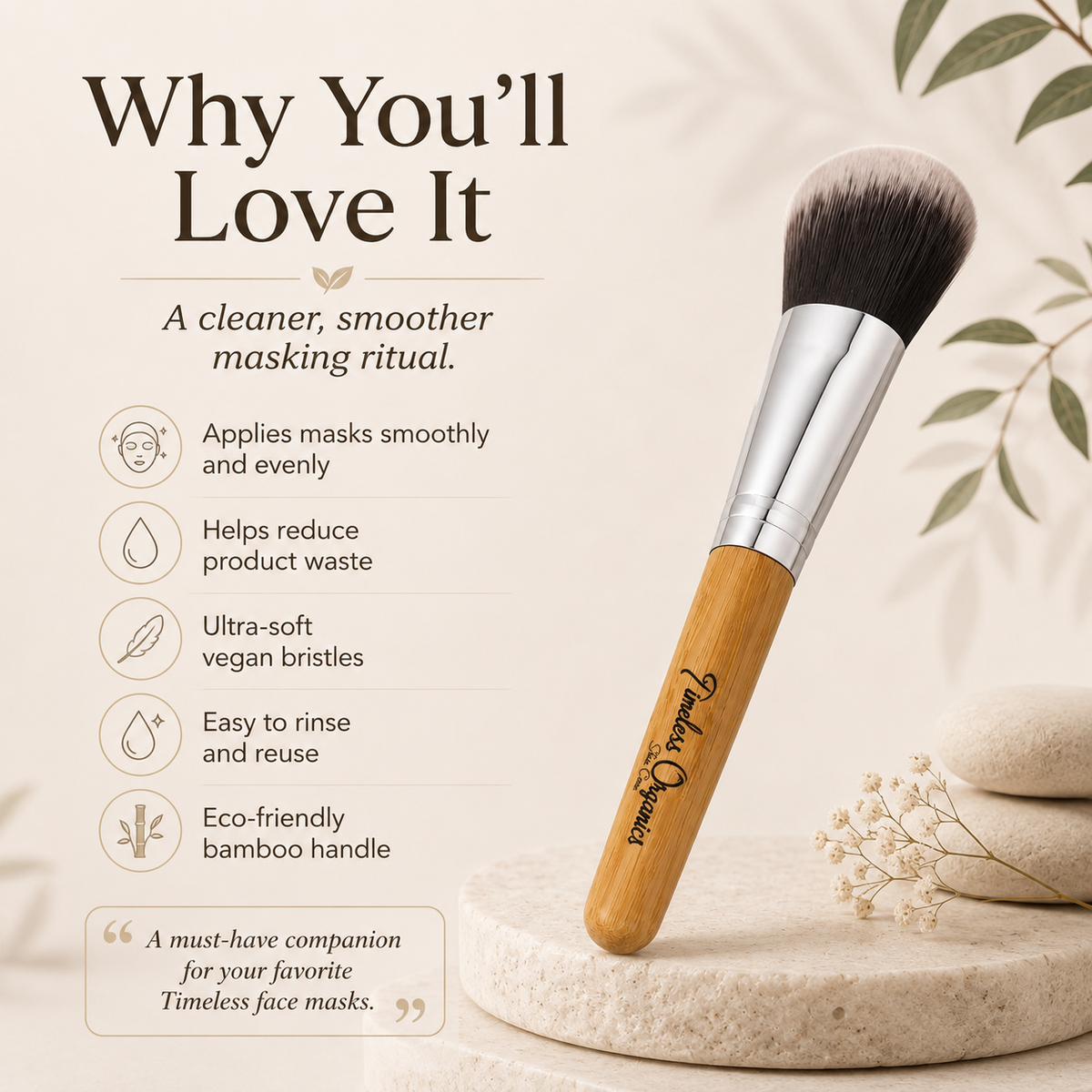 Timeless Organics - Bamboo Brush