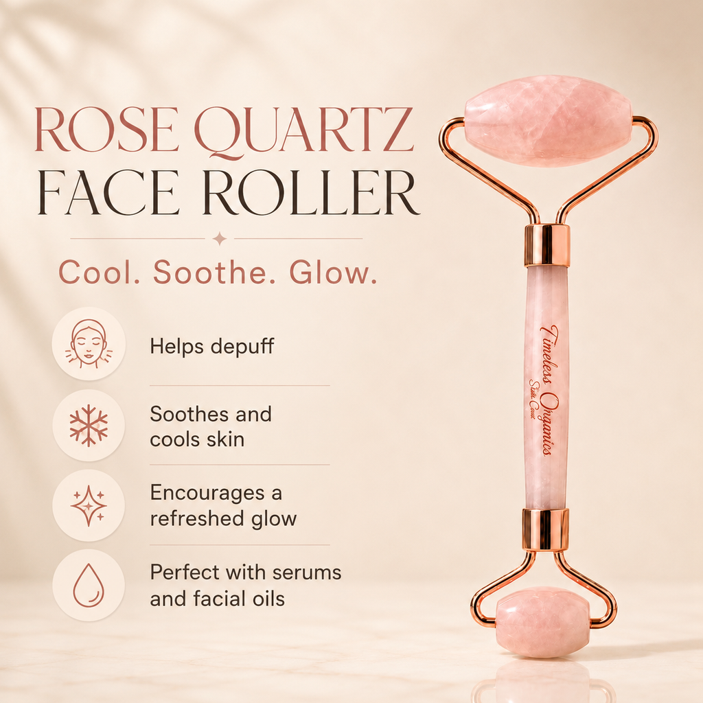 Timeless Organics - Rose Quartz Facial Roller