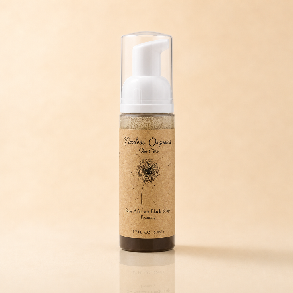 Timeless Organics - Liquid RAW African Black Soap - Foaming