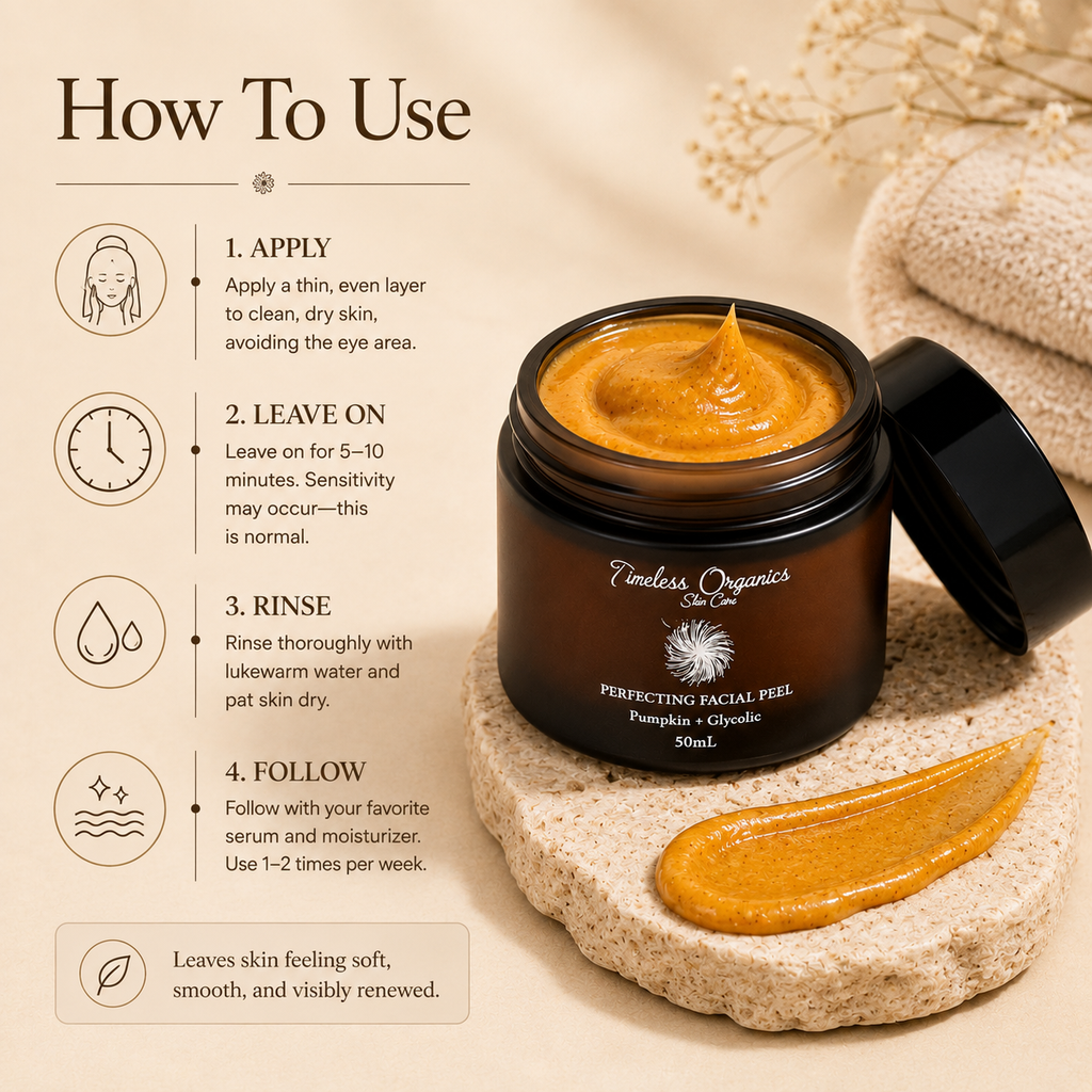 Timeless Organics - Pumpkin + Glycolic Facial Peel