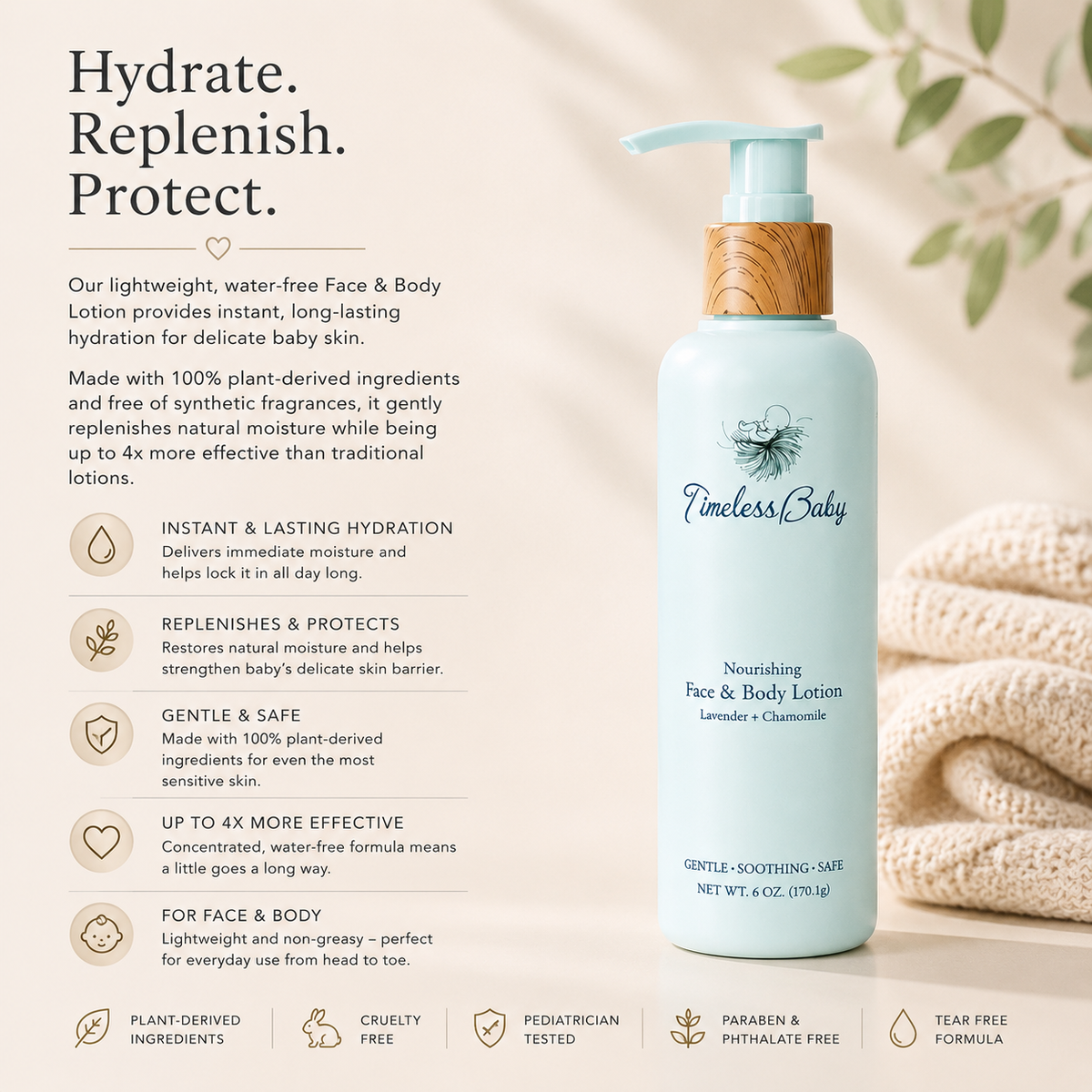 Timeless Organics - Nourishing Face & Body Lotion