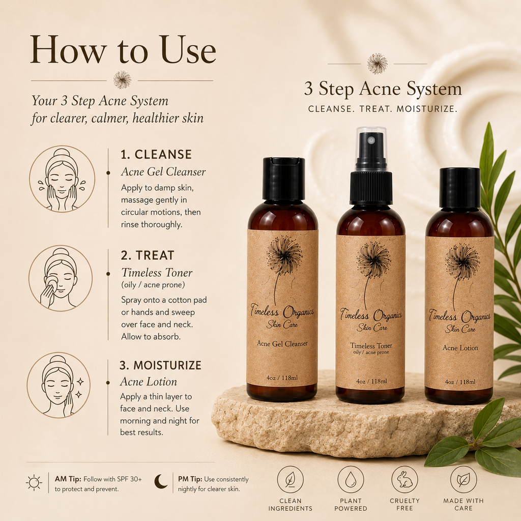 Timeless Organics - 3-Step Acne System