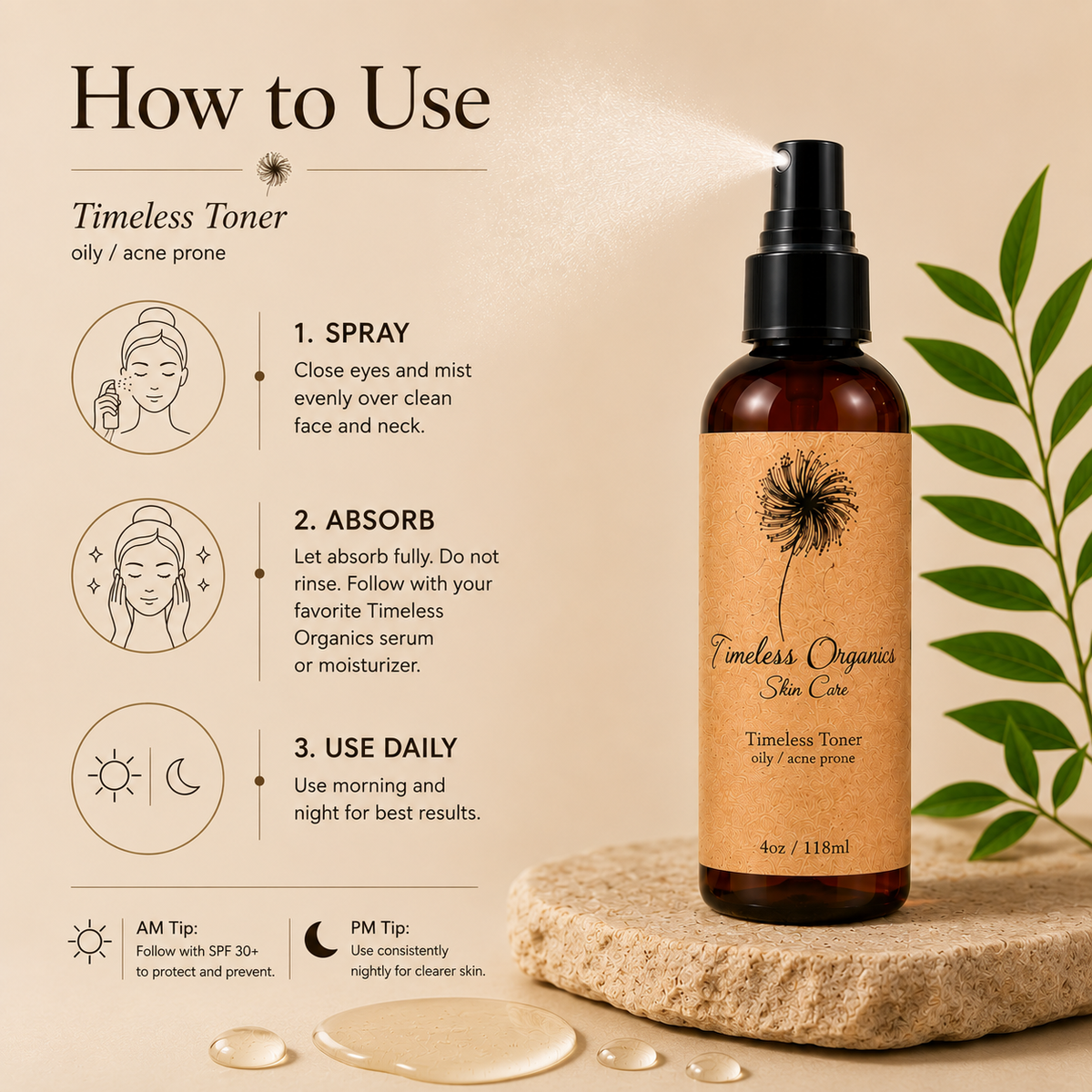 Timeless Organics - Toner for Troubled Skin