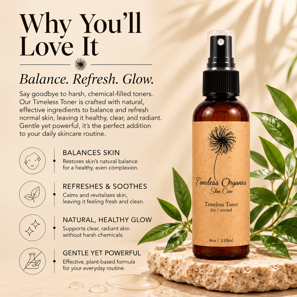 Timeless Organics - Timeless Toner for Normal Skin