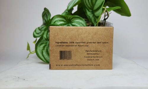 Ancestral Secret - 100% Natural Tallow Soap, Ideal for All Skin Types