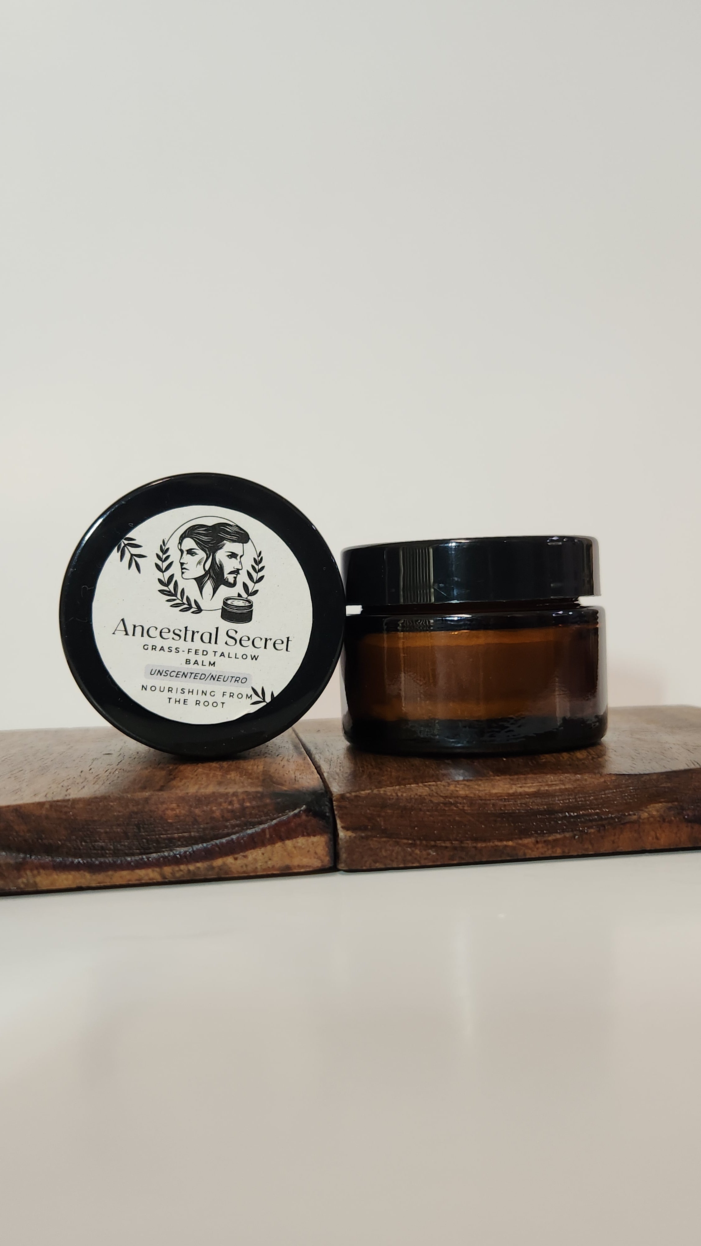 Ancestral Secret - Unscented tallow balm for sensitive skin - 0.55 Oz | 2 Oz