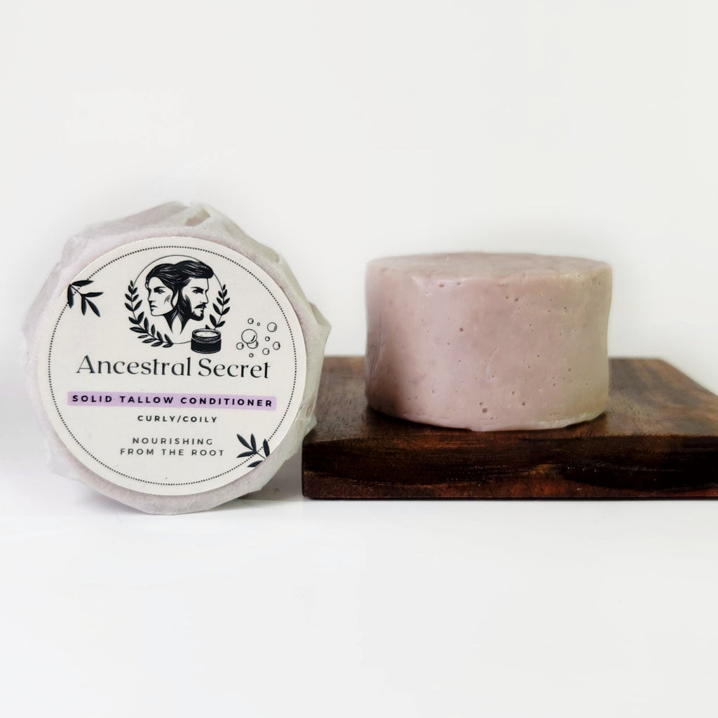 Ancestral Secret - Tallow Conditioner Bar –  Curly & Coily hair -- 2.5 oz