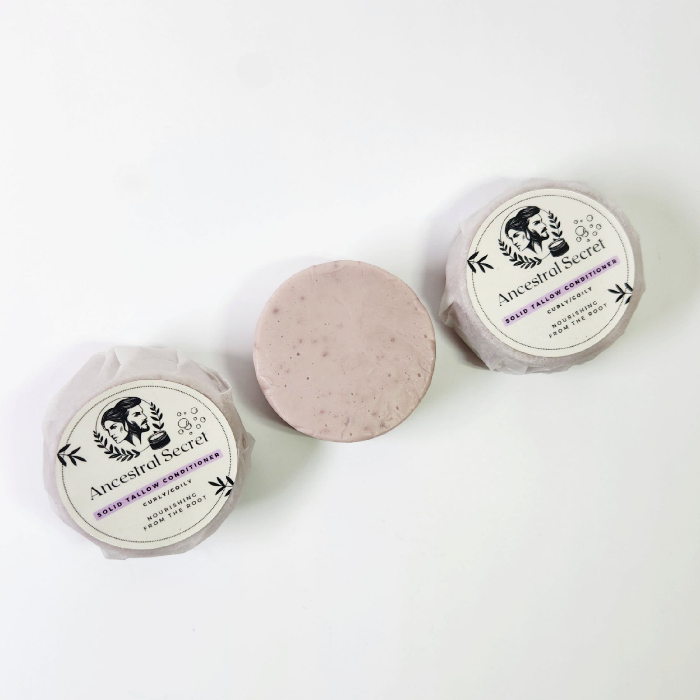 Ancestral Secret - Tallow Conditioner Bar –  Curly & Coily hair -- 2.5 oz