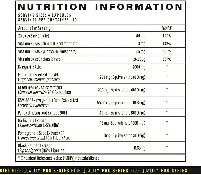 TestoPrime Testosterone Booster for Men - Natural Male Enhancing Supplement - Tablets for Balance & Muscle Growth - Hormone Supplement & Bodybuilding Support for Health & Performance (120 Tablets)