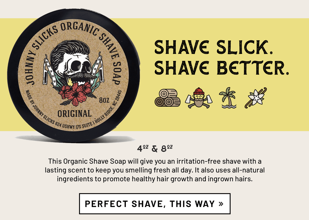 Johnny Slicks - Organic Shave Soap