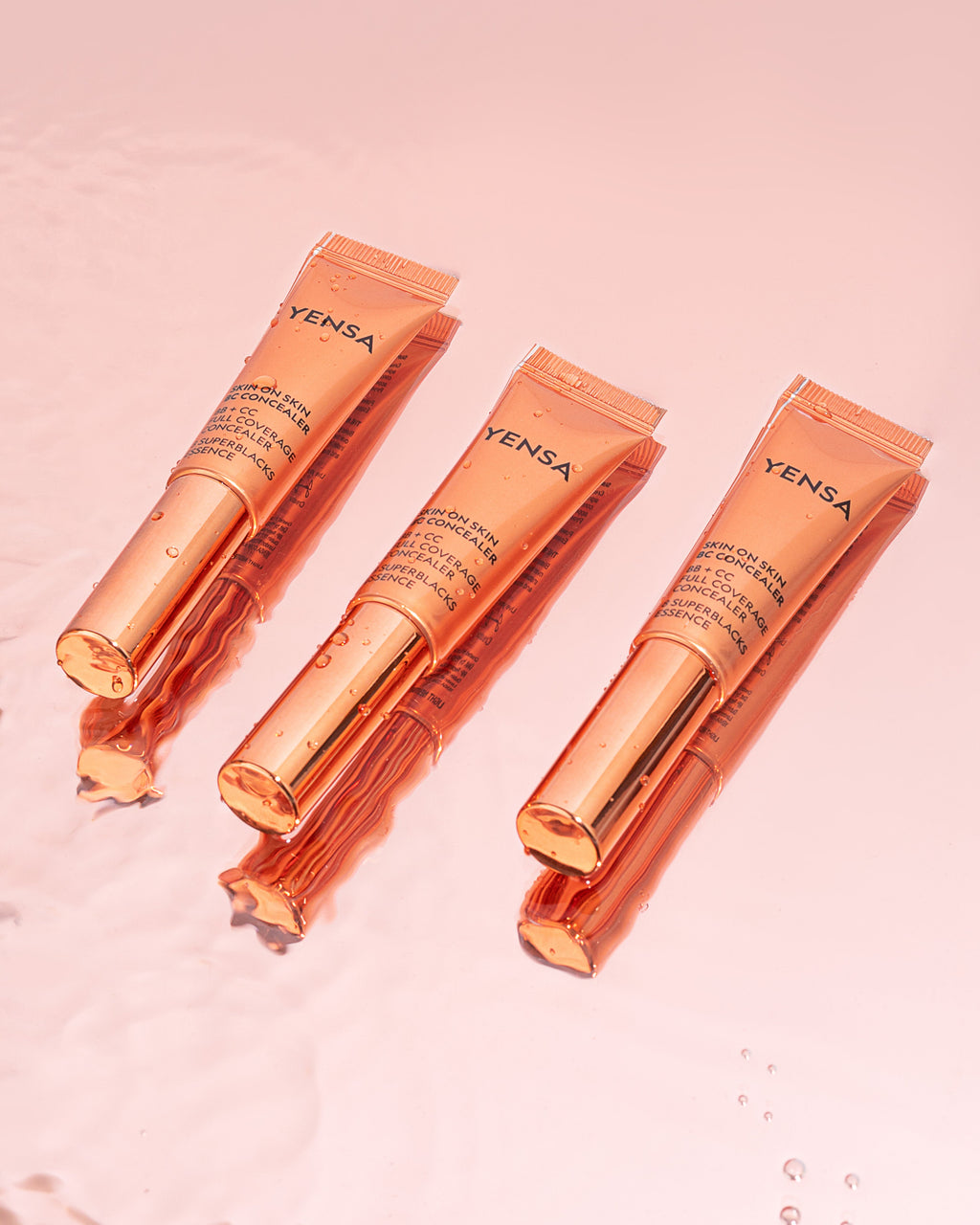 YENSA Skin On Skin BB + CC Full Coverage Hyaluronic Serum Concealer