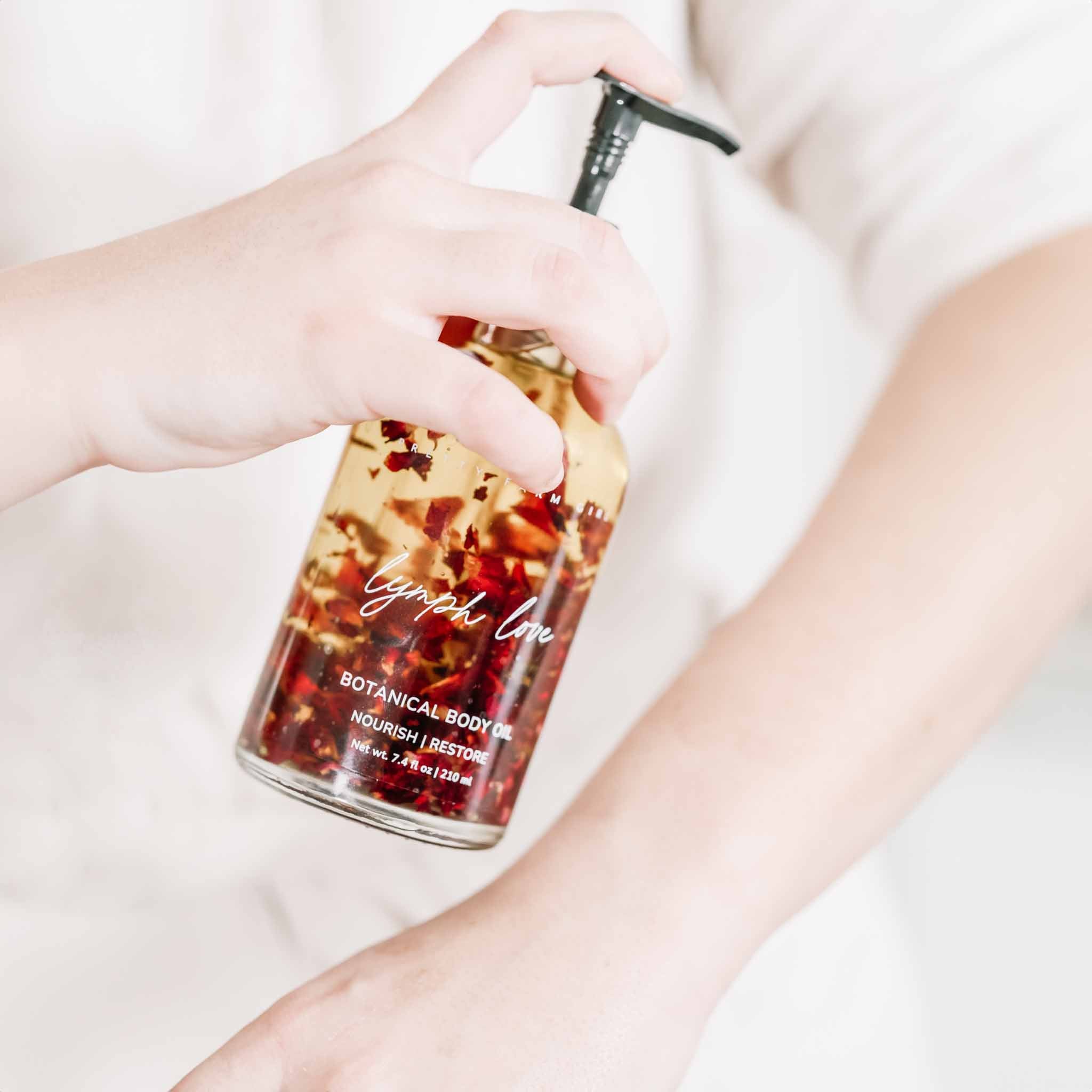 Pretty Farm Girl - Lymph Love Natural Body Oil - Best for Lymphatic Massages
