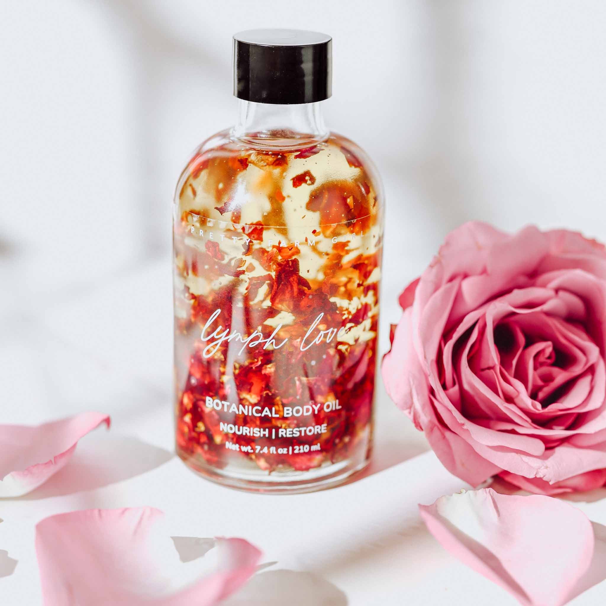 Pretty Farm Girl - Lymph Love Natural Body Oil - Best for Lymphatic Massages