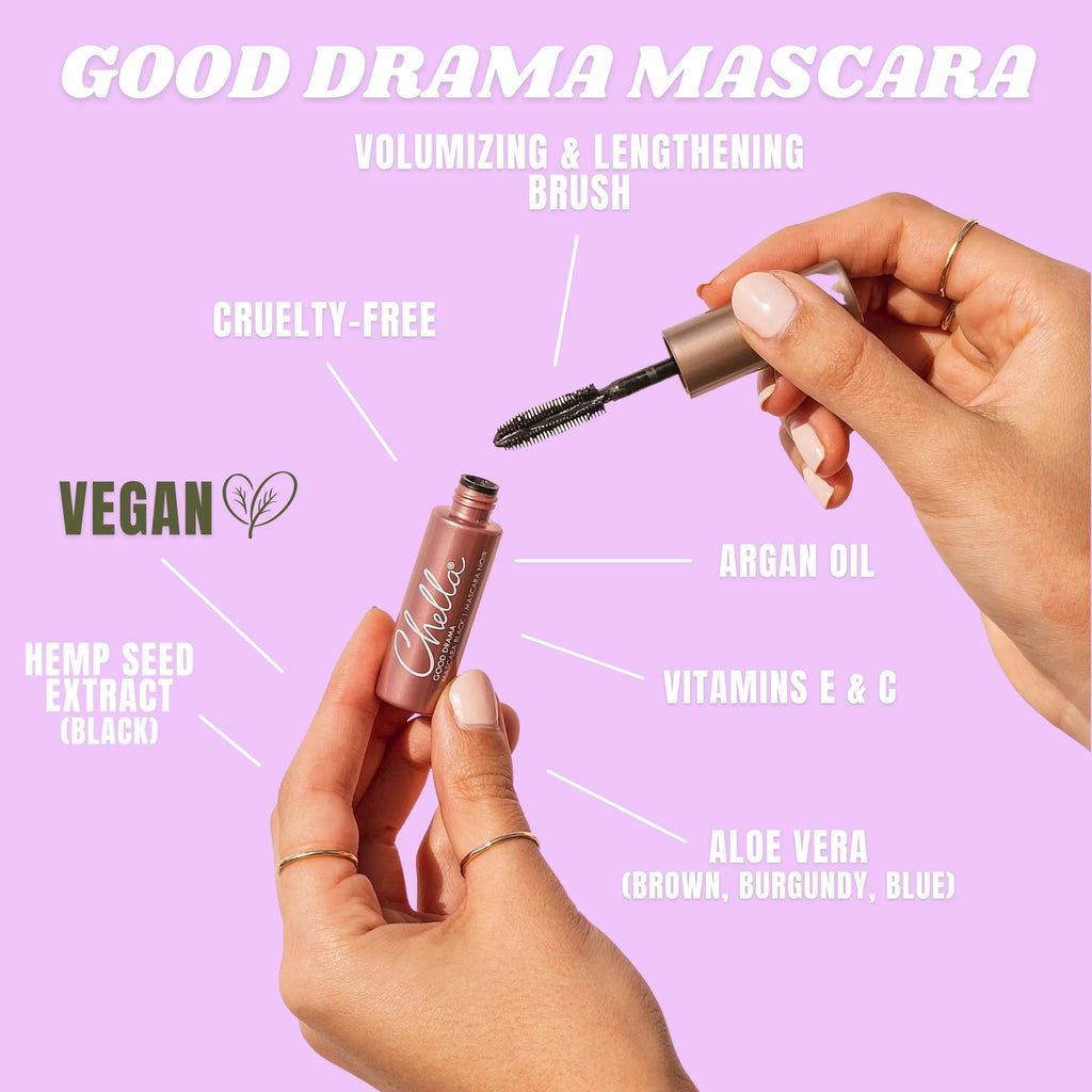 Chella drama & shade mini mascara set