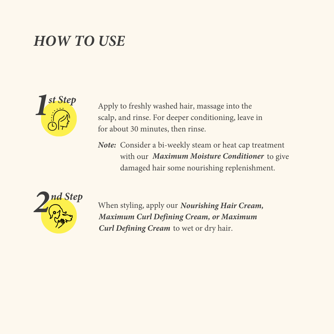 Shearadiance Maximum Moisture Conditioner for Dry, Brittle & Natural Hair