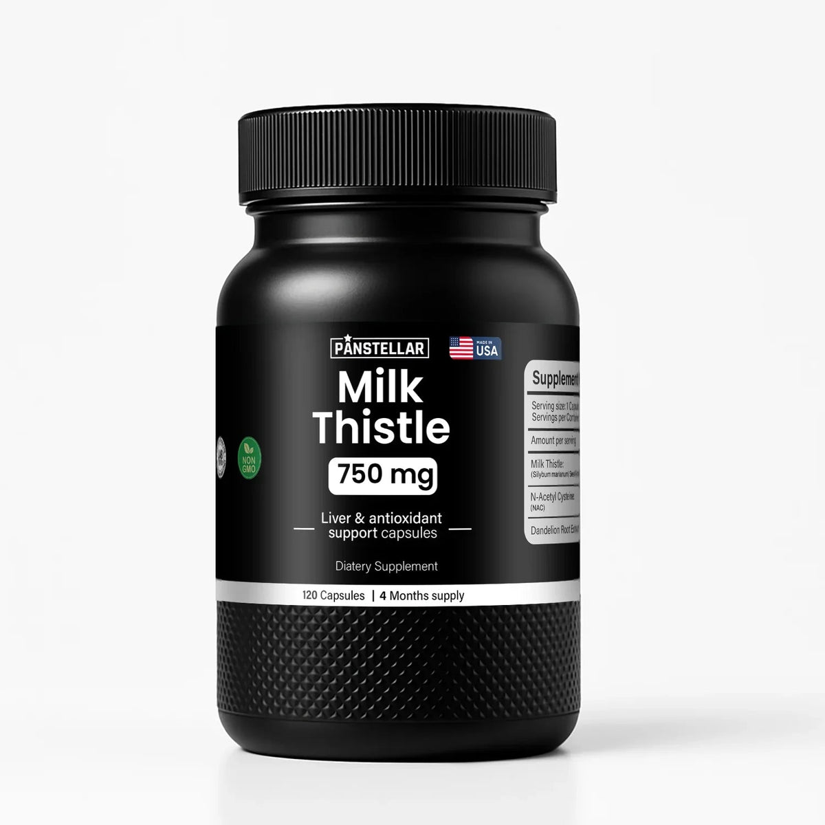 Panstellar - Milk Thistle 750mg supplement