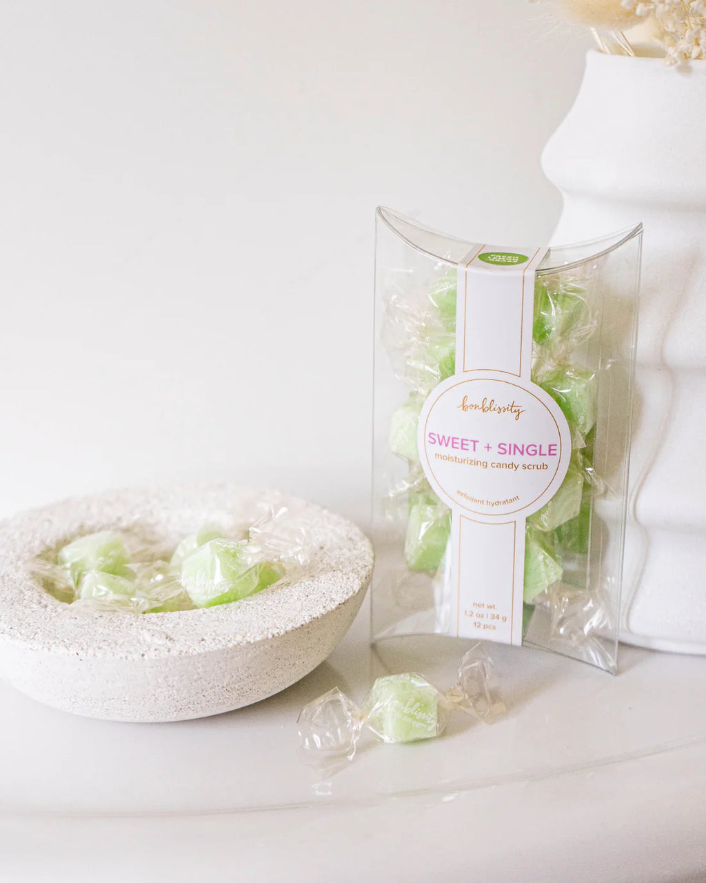 Bonblissity - Mini-Me Pack: Sugar Cube Candy Scrub - Lemongrass
