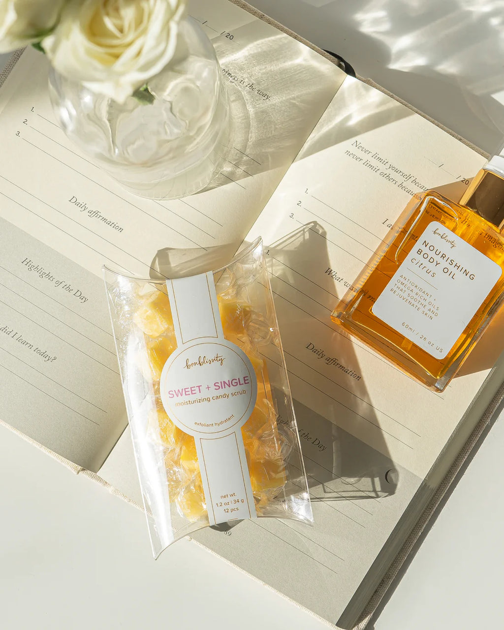 Bonblissity - Mini-Me Pack: Sugar Cube Candy Scrub - Mango Sorbet