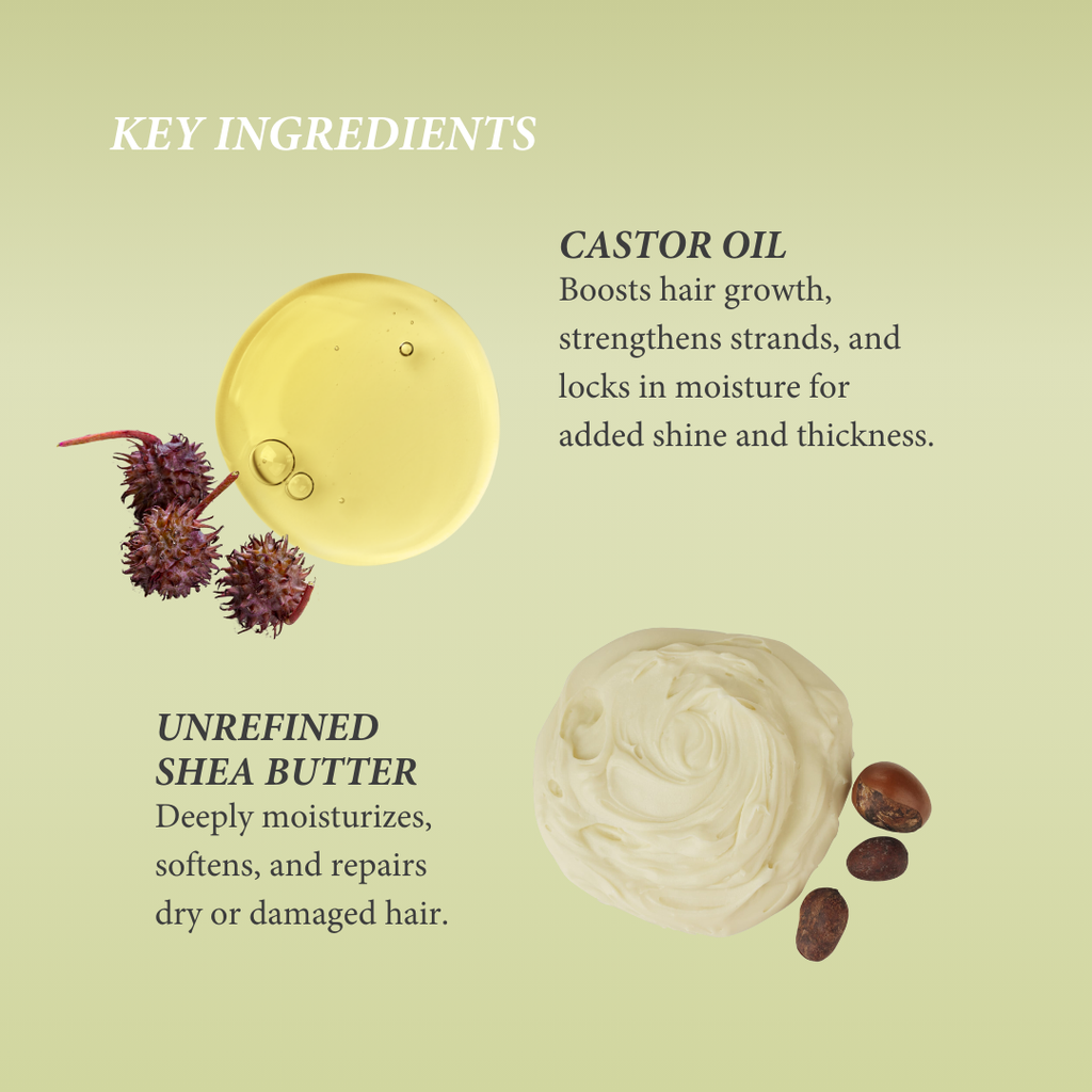 Shearadiance Moisture Rich Hair Butter for Natural & Curly Hair with Unrefined Shea Butter