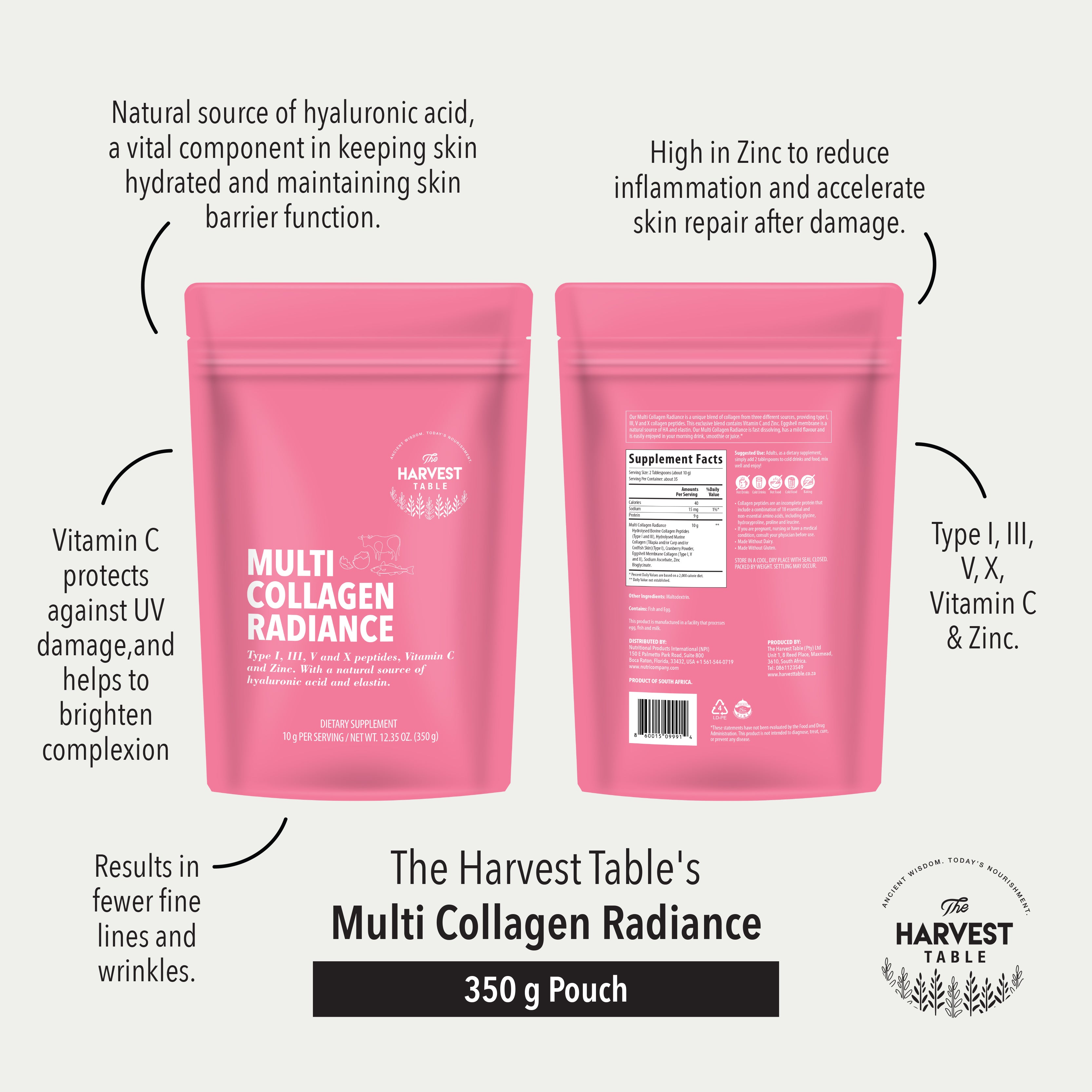 Harvest Table Multi Collagen Radiance 350g