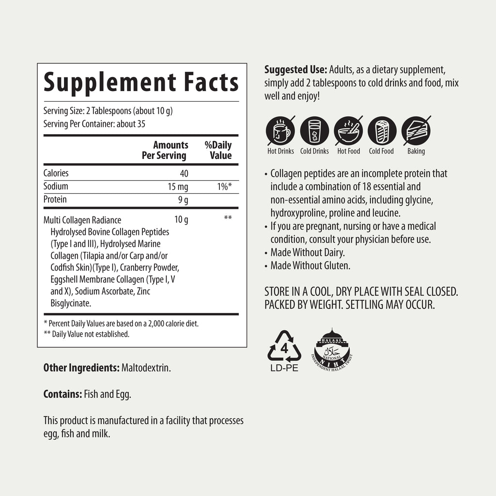 Harvest Table Multi Collagen Radiance 350g