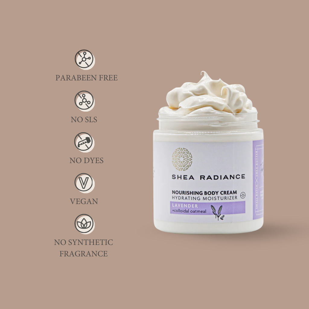 Shearadiance Nourishing Body Cream with Shea Butter & Colloidal Oatmeal
