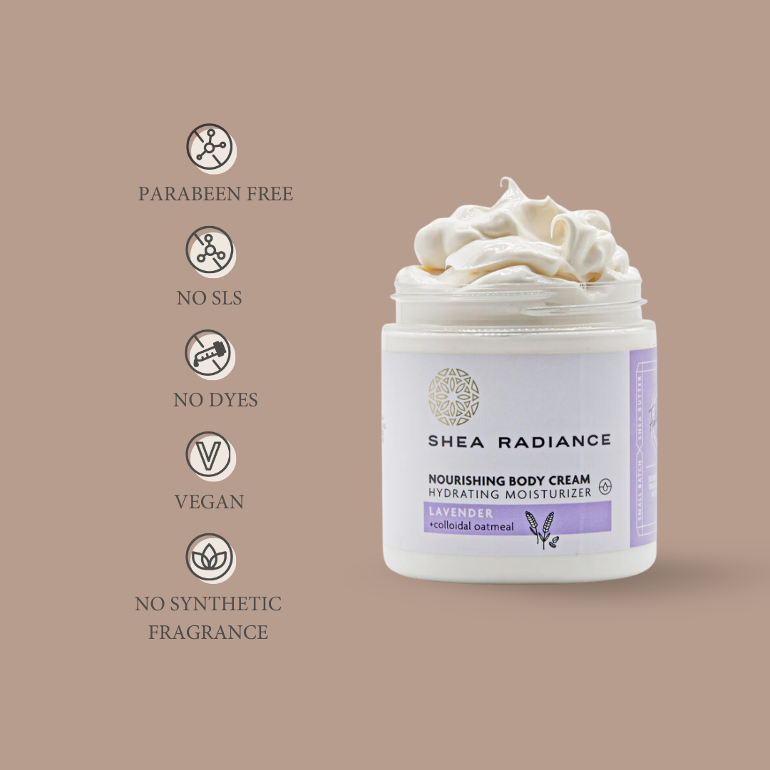 Shearadiance Nourishing Body Cream with Shea Butter & Colloidal Oatmeal