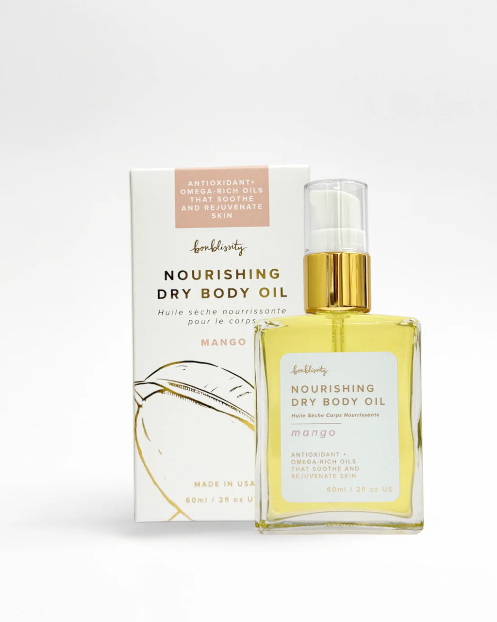 Bonblissity - Nourishing Dry Body Oil - Mango