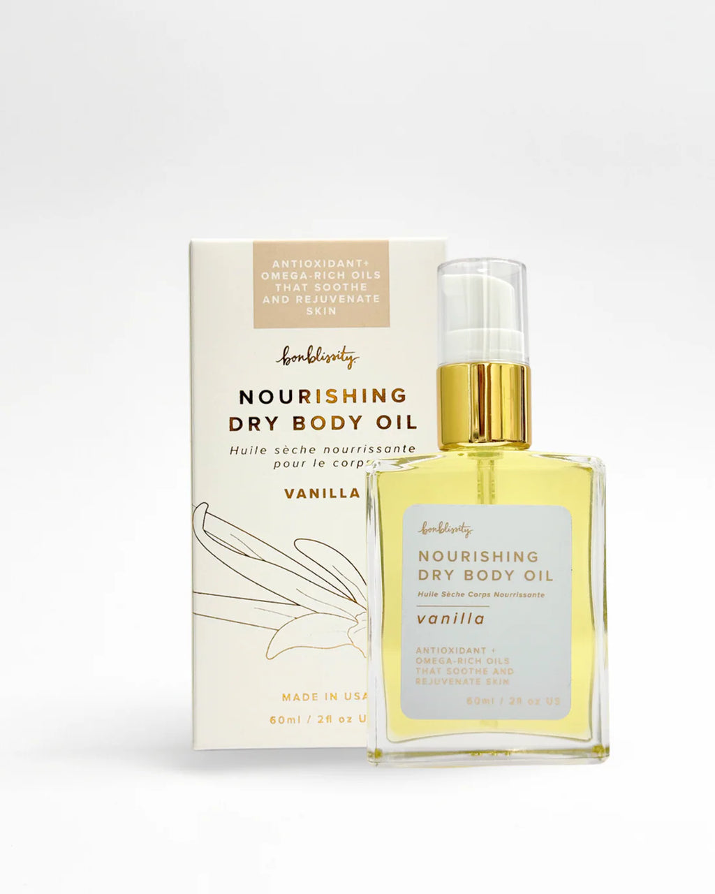 Bonblissity - Nourishing Dry Body Oil - Vanilla
