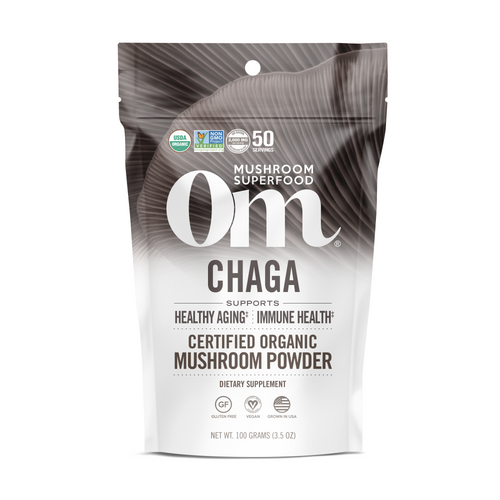 OM Mushroom Chaga Organic Mushroom Powder