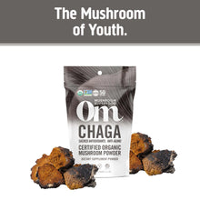 Load image into Gallery viewer, OM Mushroom Chaga Organic Mushroom Powder