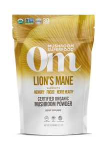 OM Mushroom Lion’s Mane Organic Mushroom Powder