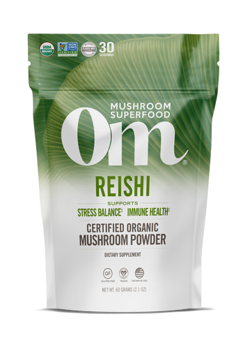 OM Mushroom Reishi Organic Mushroom Powder