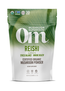 OM Mushroom Reishi Organic Mushroom Powder