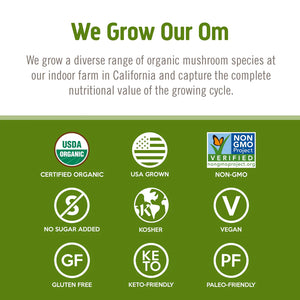 OM Mushroom Reishi Organic Mushroom Powder