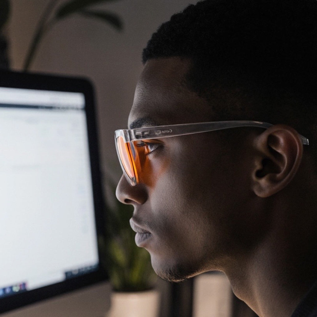 Nushape - Cellf Blue Blocker Glasses
