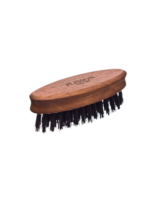 Plisson 1808 Walnut Wood and Wild Boar Bristles Beard Brush