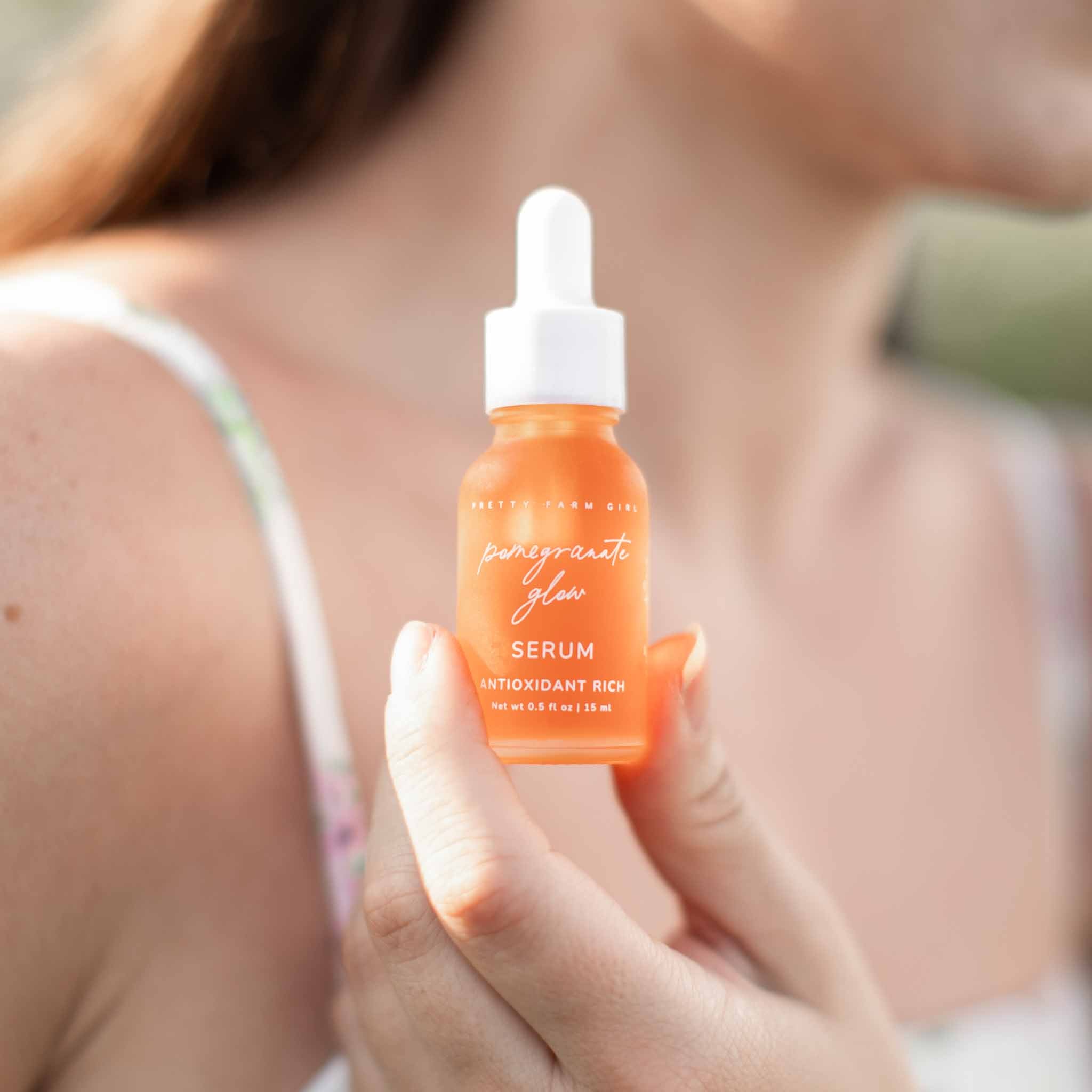 Pretty Farm Girl - Pomegranate Glow Natural Skin Protecting Serum