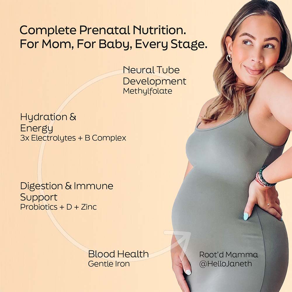 Root'd Essential Prenatal Nutrition + Electrolytes