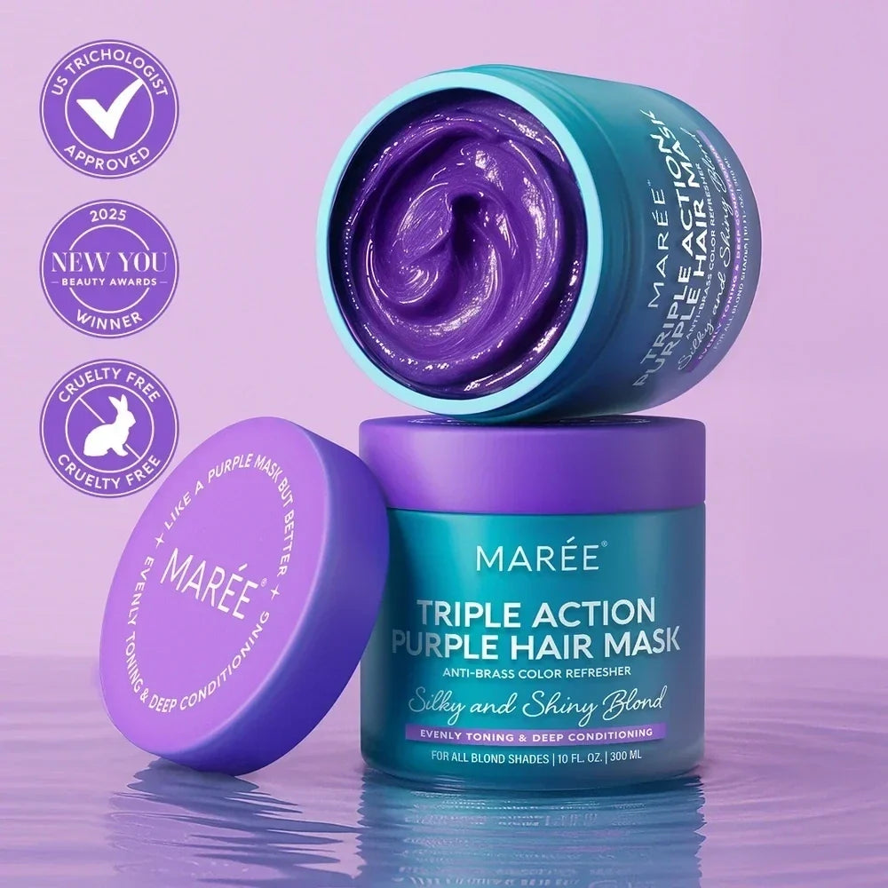 Maree - Purple Mask for Blonde Hair