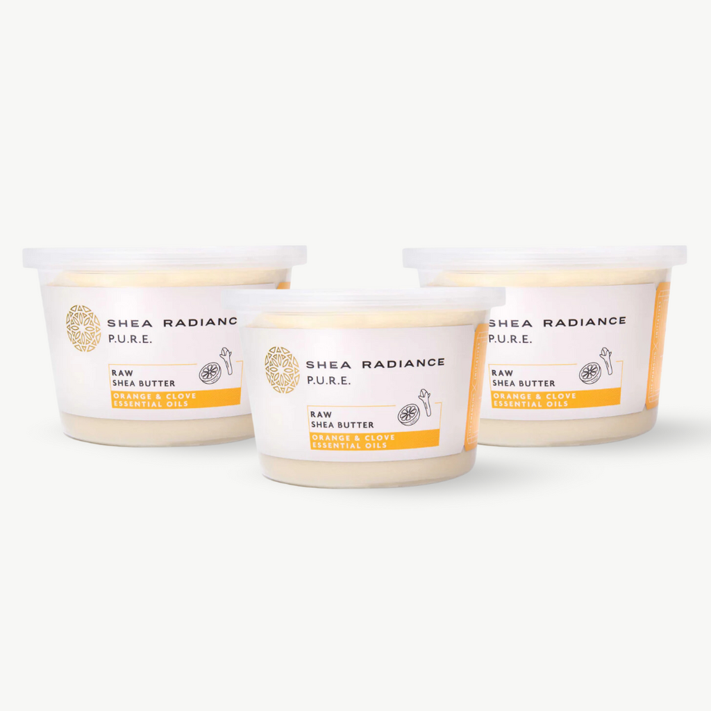 Shearadiance Raw Unrefined Shea Butter for Dry Skin & Hair