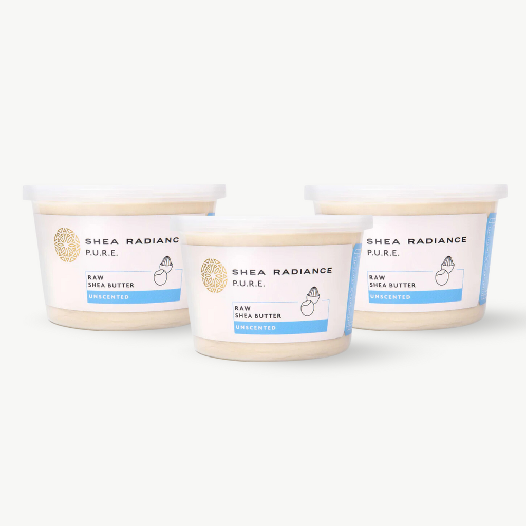Shearadiance Raw Unrefined Shea Butter for Dry Skin & Hair